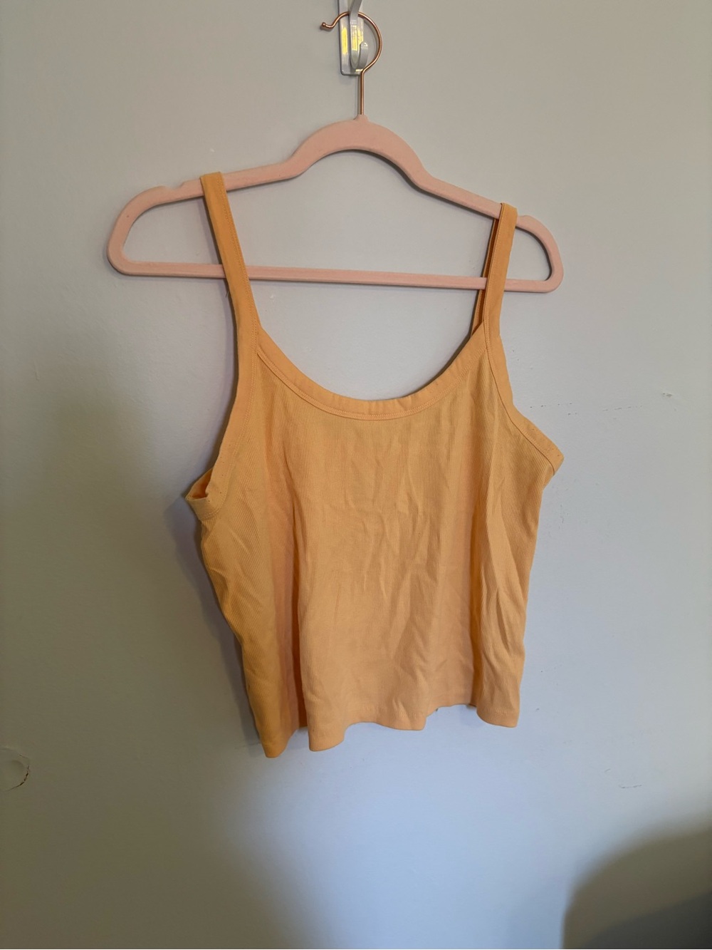 wild fable Yellow Scoop Neck Crop Top